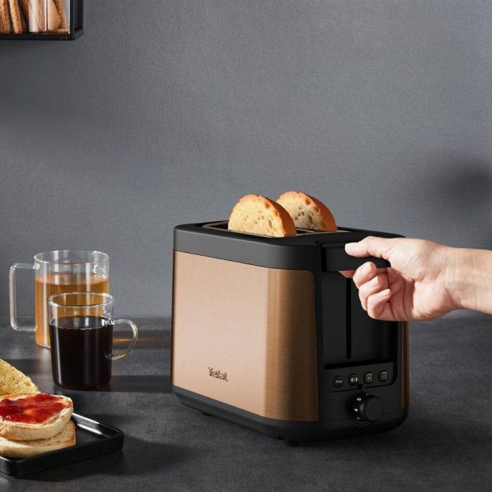 Тостер Tefal Coppertinto 850Вт, розморожування, метал, бронзовий