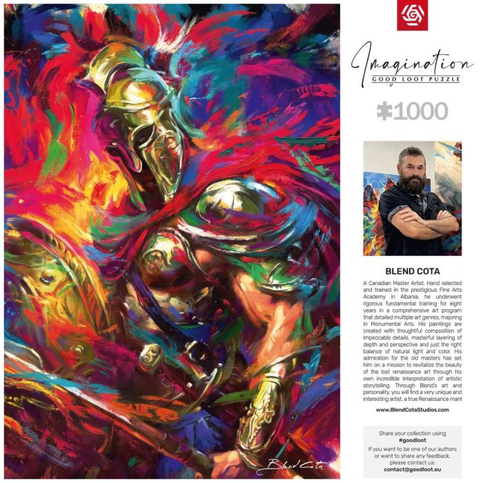 Пазл GoodLoot Imagination: Blend Cota The Illyrian Warrior 1000 ел.