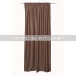 Штора Ardesto 150х270см, блекаут, 100% поліестер, коричневий