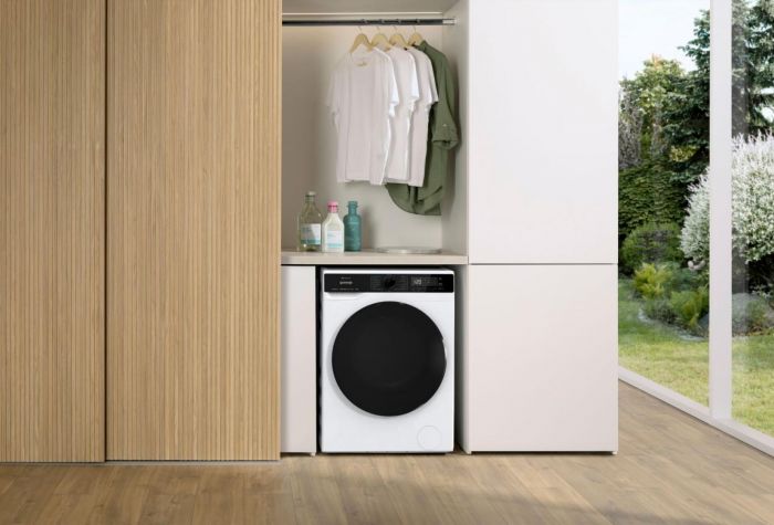 Прально-сушильна машина Gorenje фронтальна, 9(6)кг, 1400, A+, 55см, дисплей, інвертор, Wi-Fi, білий