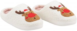 Взуття домашнє Ardesto Christmas 38/39 розмір, 100% поліестер, підошва 100% гума, білий