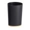 Склянка для зубних щіток Ardesto Minimalism 7.8x11.3см, поліпропілен, бамбук, чорний
