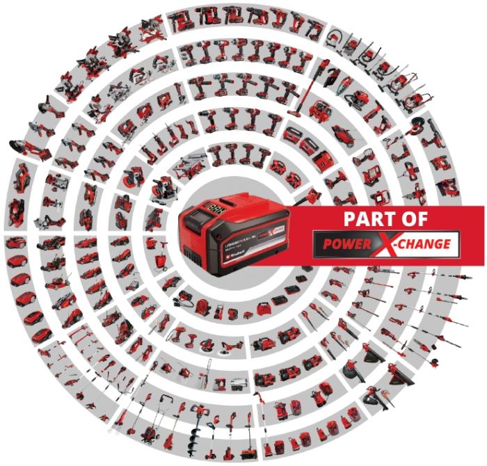 Повітродув садовий акумуляторний Einhell GE-UB 18/250 Li E - Solo 18В PXC 18В 250км/год 120куб/год 1.1кг без АКБ та ЗП