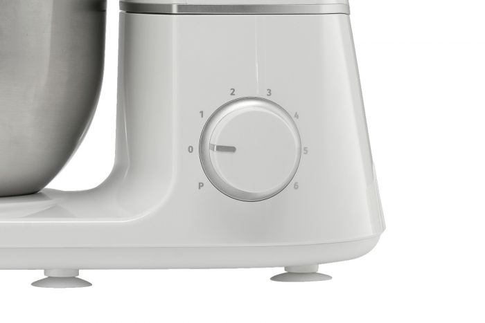 Кухонна машина Gorenje 800Вт, чаша-метал, корпус-метал, насадок-3, білий