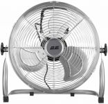 Вентилятор підлоговий 2E PowerWind 30C професійний, 30см, 60Вт, кнопки, двигун мідь 100%, срібний