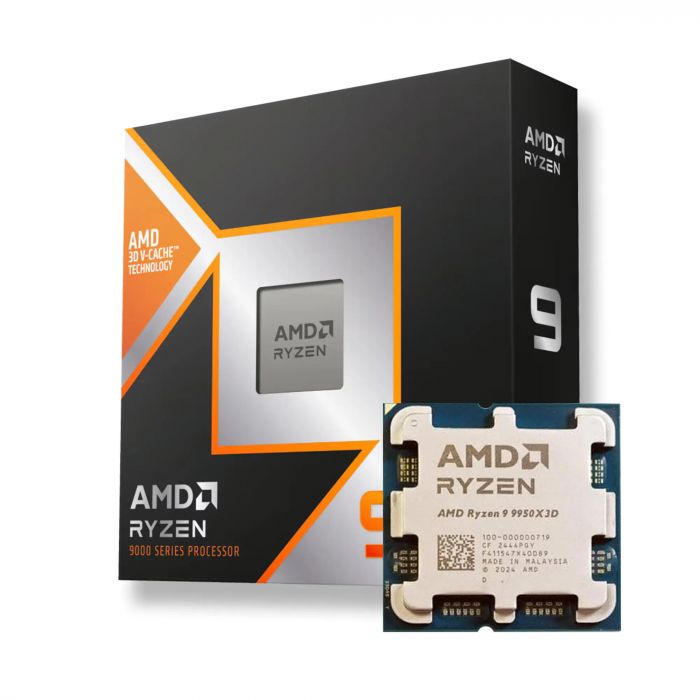Центральний процесор AMD Ryzen 9 9950X3D 16C/32T 4.3/5.7GHz Boost 128Mb Radeon Graphics AM5 170W w/o cooler Box Центральний процесор AMD Ryzen 9 9950X3D 16C/32T 4.3/5.7GHz Boost 128Mb Radeon Graphics AM5 170W w/o cooler Box