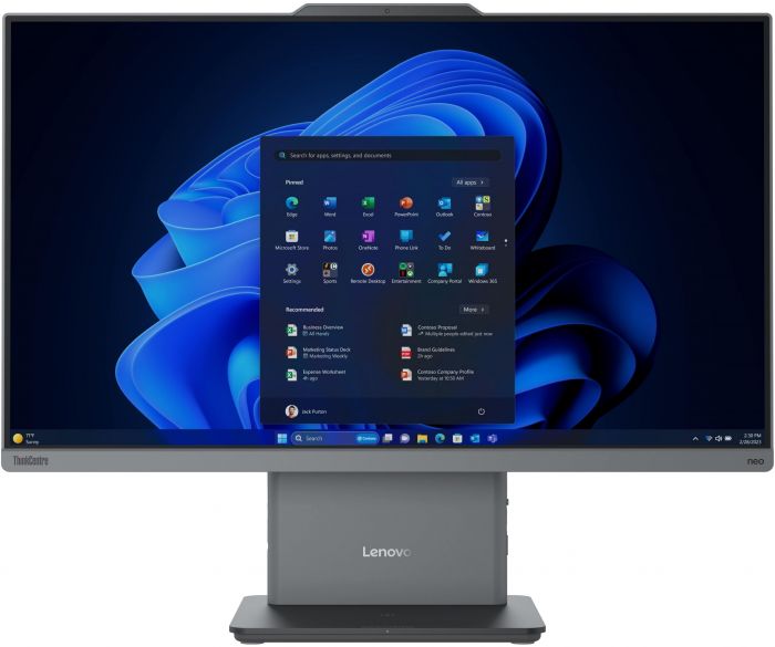 Комп'ютер персональний моноблок Lenovo ThinkCentre neo 50a 24-G5 23.8" FHD IPS AG, Intel i7-13620H, 16GB, F512GB, UMA, WiFi, кл+м, без ОС, сірий