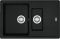 Мийка кухонна Franke Basis, фраграніт, прямокутник, з крилом, 780х500х200мм, чаша - 1,5, врізна, BFG 651-78, чорний матовий