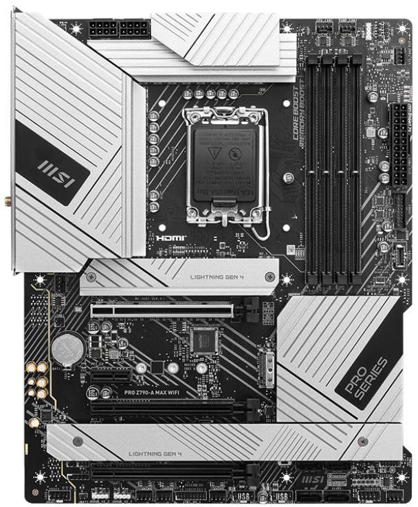 Материнcька плата MSI PRO Z790-A MAX WIFI s1700 Z790 4xDDR5 HDMI DP Wi-Fi BT ATX