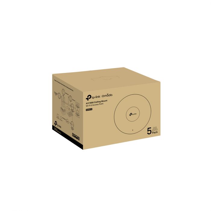 Точка доступу TP-LINK EAP613 AX1800, 1xGE,  PoE,  Passive PoE, 5мод