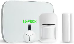 Комплект охоронної сигналізації U-Prox MPX G KF kit White, U-Prox MPX G, U-Prox PIR, U-Prox WDC, U-Prox Keyfob, бездротовий, білий