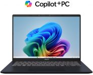 Ноутбук ASUS Vivobook 14 X1407QA-LY034W 14" WUXGA IPS, Snapdragon X1 26 100, 16GB, F512GB, UMA, Win11, Блакитний