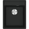 Мийка кухонна Franke Maris, фраграніт, прямокутник, без крила, 410х510х200мм, чаша - 1, врізна, MRG 610-37 TL, чорний матовий