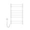 Рушникосушка Navin електрична Симфонія, 800х480х150мм, кнопка, сталь, білий, ліве підключення