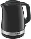 Електрочайник Tefal Delfini 1.7л, пластик, сріблясто-чорний