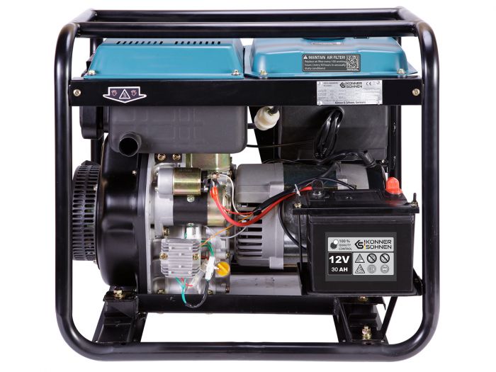 Генератор дизельний Konner&Sohnen KS 8100HDE-1/3 ATSR (EURO V), 230/400В, 5.5/6.0кВт, ATS, електростартер, передстартовий підігрів, 117кг
