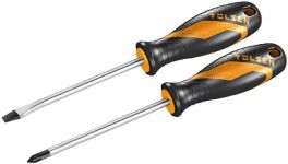 Викрутки Tolsen Ерго набір 2шт, SL,PH, 100мм