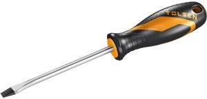 Викрутка Tolsen Ерго плоска, SL3x75мм, сталь CrV