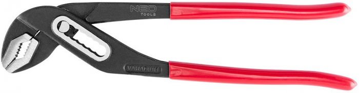 Кліщі переставні Neo Tools, 45°, робочий діапазон 0-38мм, 250мм