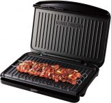 Гриль George Foreman прижимний Fit Grill Large 2400Вт, темп. режимів-1, пластик, чорний