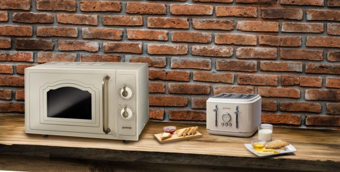 Мікрохвильова піч Gorenje, 20л, мех. керув., 700Вт, бежевий