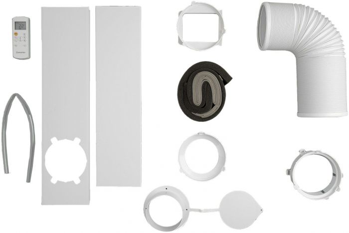 Кондиціонер мобільний Ariston Mobis 8 16м2 on/off 8000BTU 2.3кВт A/- R290 білий