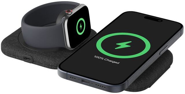 Зарядний пристрій бездротовий Belkin 2в1 15Вт Travel Pad Qi2
