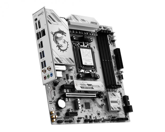 Материнcька плата MSI B850M GAMING PLUS WIFI6E sAM5 B850 4xDDR5 M.2 HDMI DP WiFi BT mATX