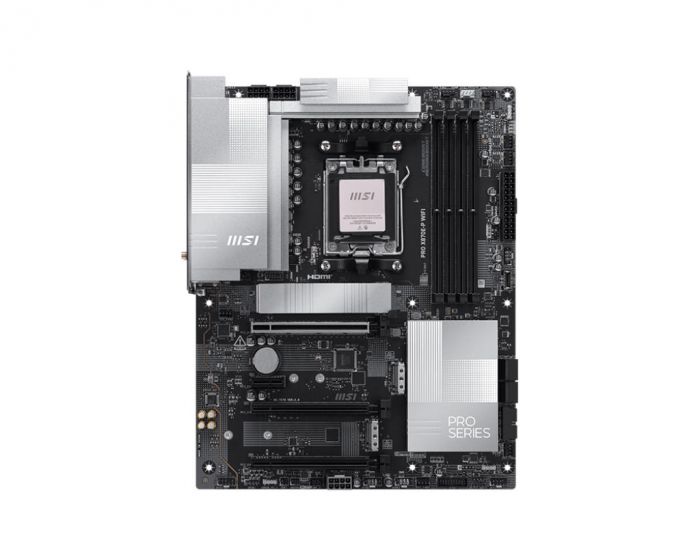 Материнcька плата MSI PRO X870E-P WIFI sAM5 X870E 4xDDR5 M.2 HDMI WiFi BT ATX