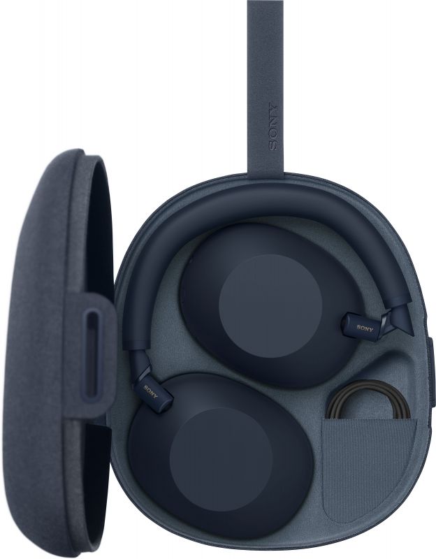 Навушники Over-ear Sony WH-1000XM6 BT 5.3, ANC, Hi-Res, AAC, LDAC, LC3, Wireless, Mic, Синій