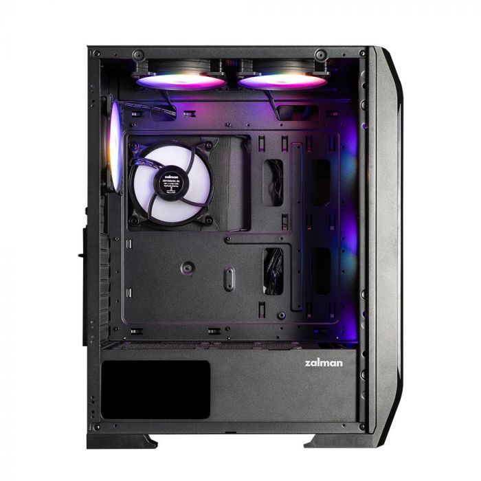 Корпус Zalman N7PLUSV2 з БЖ ZM700-LX3  1xUSB3.0, 2xUSB2.0, 6x120мм Rainbow RGB, 1x120мм, VGA 340мм, LCS ready, TG Side Window, ATX, чорний