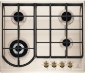 Варильна поверхня Electrolux газова Rococo, 60см, чавун, шампань