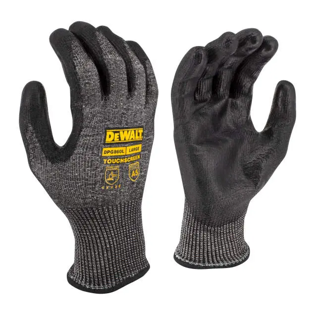 Рукавички робочі DeWalt універсальні р.9 з високою HPPE + скловолокно поліуретан