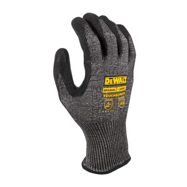 Рукавички робочі DeWalt універсальні р.9 з високою HPPE + скловолокно поліуретан
