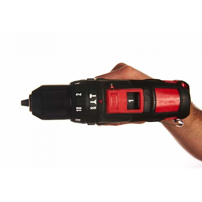 Шурупокрут-дриль акумуляторний Milwaukee M12 BPD-202C 12В 2х2А·год 30Нм 0·1500об·хв ЗП C12C жилет кейс 1.2кг
