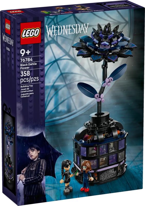 Конструктор LEGO Wednesday Квітка чорної жоржини