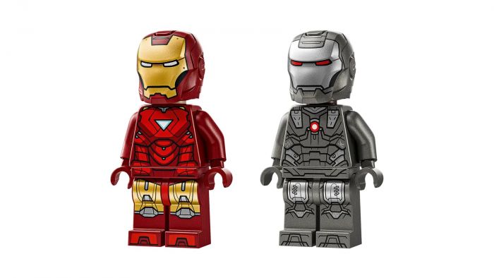 Конструктор LEGO Super Heroes Залізна людина та Бойова Машина проти Хаммер Дронів