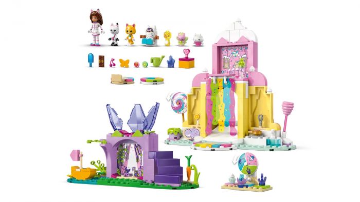 Конструктор LEGO Gabby's Dollhouse Гора солодощів і сад Кітті