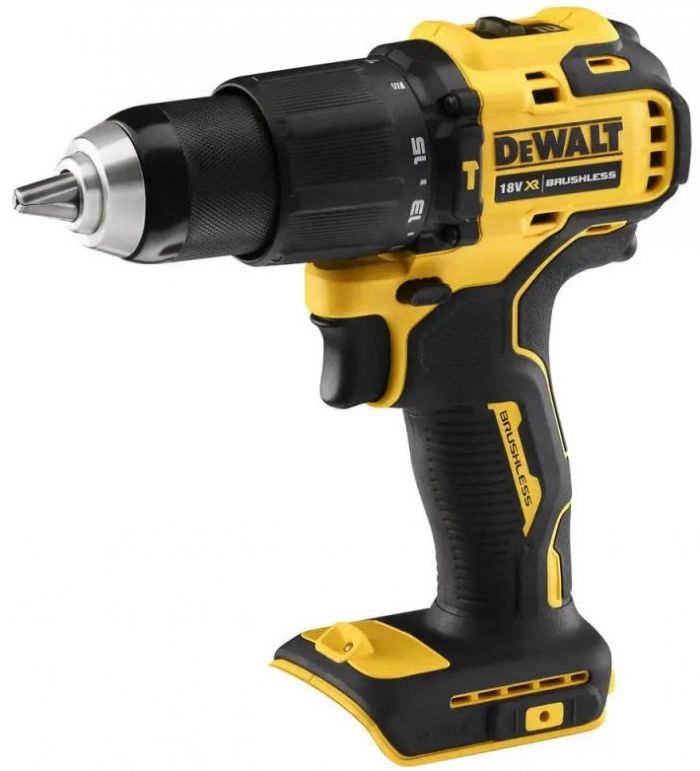 Дриль-шурупокрут ударний DeWalt безщітковий XR Li-Ion 18В 65Нм 450-1650об·хв патрон 13мм 1.2кг без АКБ та ЗП