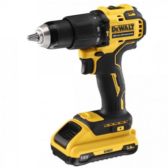 Набір із двох акумуляторних інструментів DeWalt безщіткових дриль-шурупокрут DCD709 шурупокрут ударний DCF809 акб 2х4А·год ЗП кейс 6.5кг
