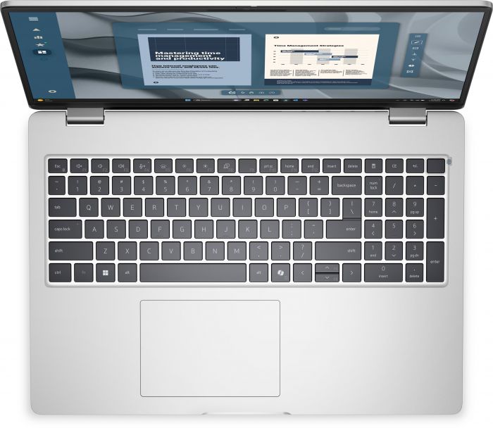 Ноутбук Dell Pro 16 16" FHD+ IPS Touch, AMD AI 7 PRO 350, 32GB, F512GB, UMA, Win11P, сріблястий