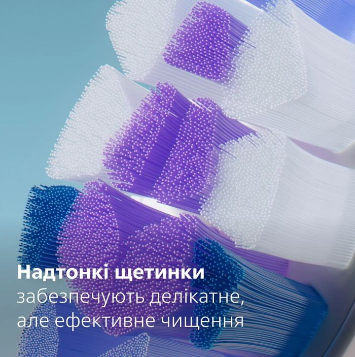 Щітка зубна електр. Philips, Sonicare 6100 Series, 62т. колив/хв, насадок-1, блакитний