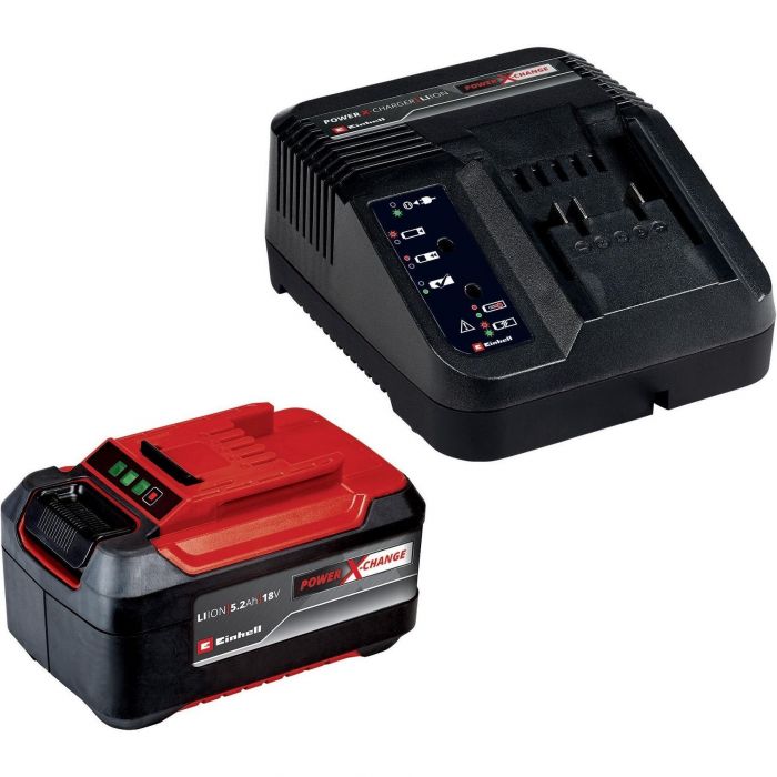 Набір акумулятора та зарядного пристрою Einhell Starter Kit PXC 18В 1х5.2А·год 0.89кг