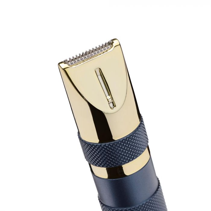 Тример Babyliss, для брів, вусів, носа та вух, 1хАА, насадок-3, чохол, сталь, синій