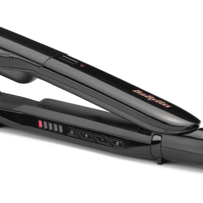 Випрямляч Babyliss Steam Smoth, темп.режимов-5, 150-230°C, з парою, термо килимок, кераміка, чорний