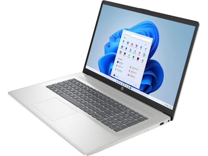 Ноутбук HP 17-cn3001ua 17.3" FHD IPS AG, Intel i5-1334U, 16GB, F1024GB, UMA, DOS, сріблястий
