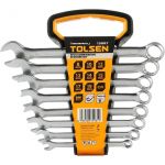 Ключі гайкові Tolsen Профі, набір 8шт, двосторонні, 8-19мм, CrV