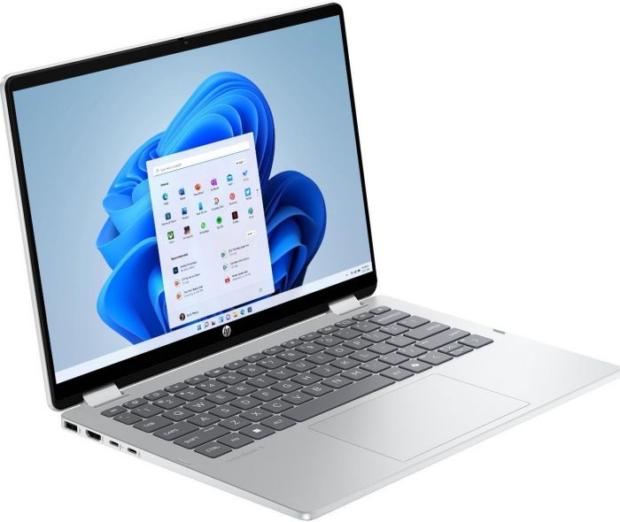 Ноутбук HP OmniBook 5 Flip x360 14" 2K IPS Touch, Intel 5-120U, 16GB, F1024GB, UMA, DOS, сріблястий