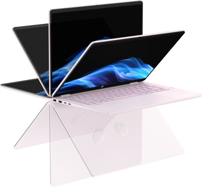 Ноутбук HP OmniBook 5 Flip x360 14" 2K IPS Touch, Intel 3-100U, 8GB, F512GB, UMA, DOS, рожевий