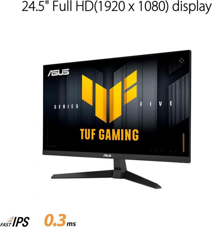 Монітор Asus 24.5" TUF Gaming VG259Q5A 2xHDMI, DP, MM, IPS, 200Hz, 0.3ms, sRGB 99%, AdaptiveSync
